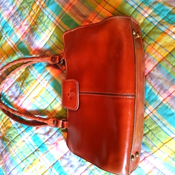 Patricia Nash Brown Leather Handbag - Picture 4 of 8